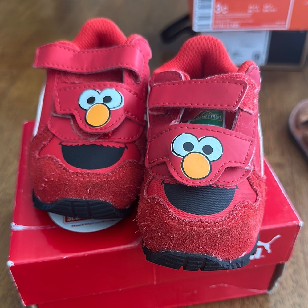 Puma Red and Orange Sneakers for Vibrant Style